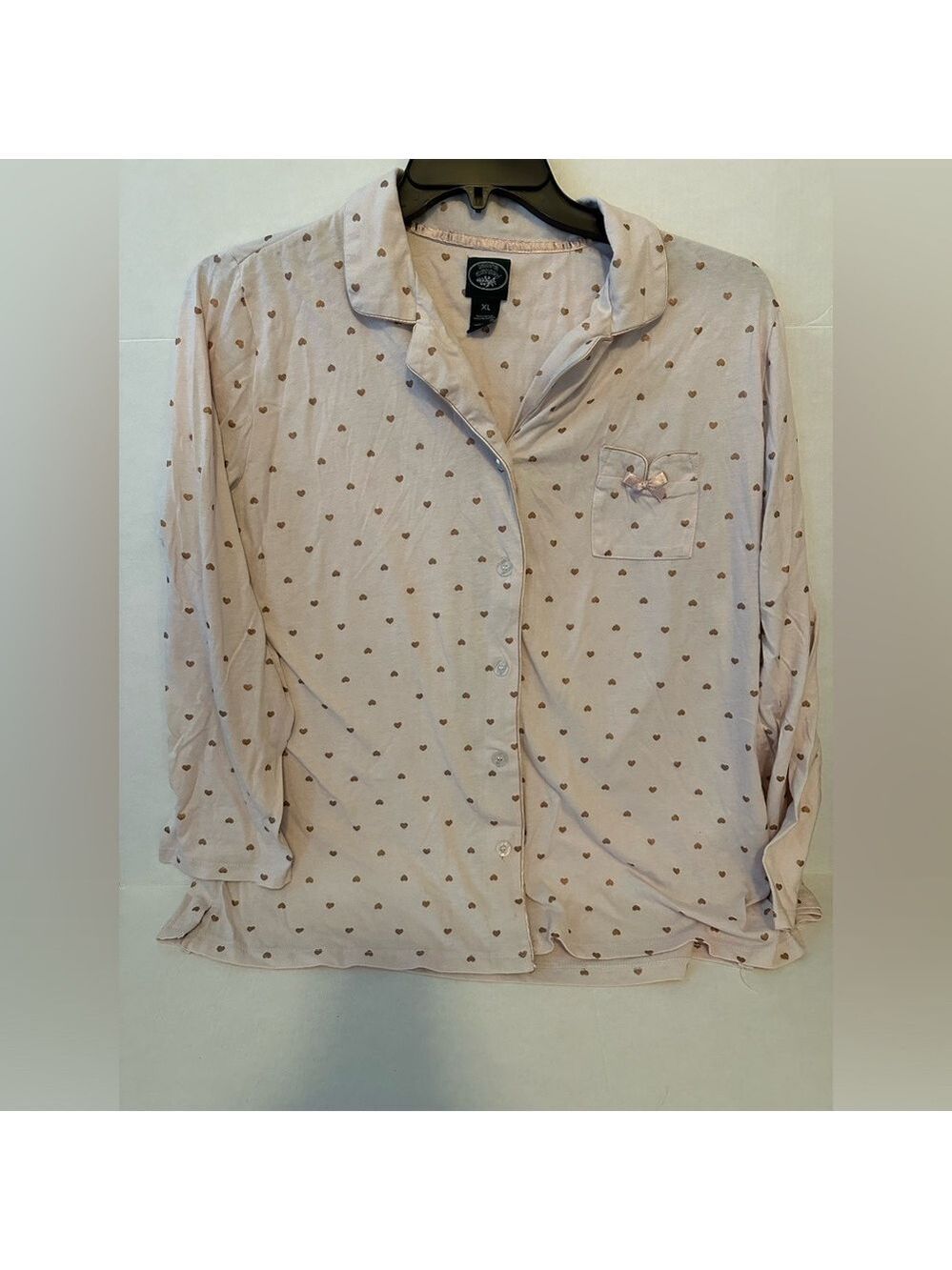Laura Ashley Heart Pink Theme 2 Piece Pajamas Size Ex Large